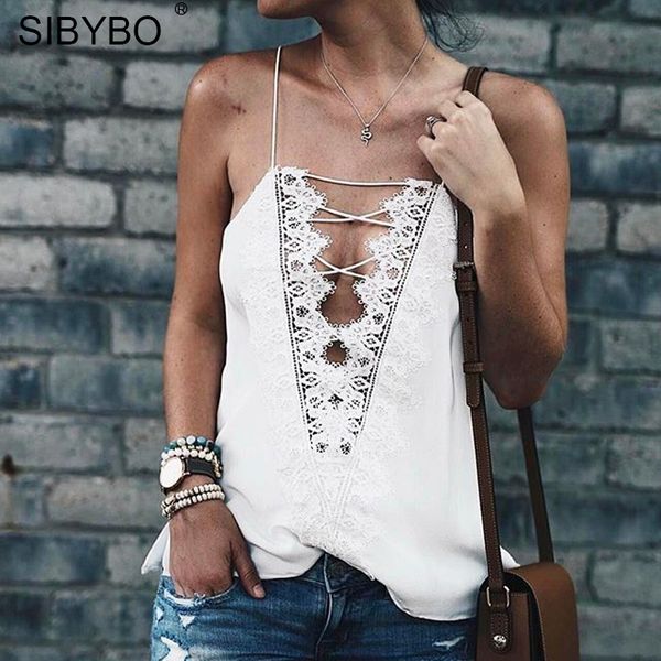 Solid Sexy Deep V Neck Summer Women Tops Lace Patchwork Elegant White Black Casual Party Crop Tops Camisole Tank Top
Solid Sexy Deep V Neck Summer Women Tops Lace Patchwork Elegant White Black Casual Party Crop Tops Camisole Tank Top