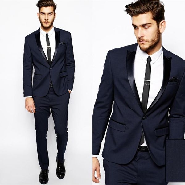 brand new navy blue men wedding tuxedos groom tuxedos peak lapel one button men blazer 2 piece suit(jacket+pants+tie) 1987, Black;gray
brand new navy blue men wedding tuxedos groom tuxedos peak lapel one button men blazer 2 piece suit(jacket+pants+tie) 1987, Black;gray