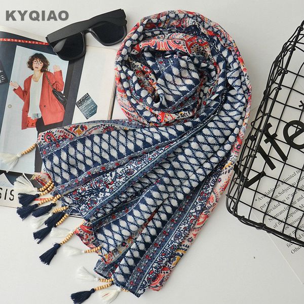 ethnic scarf for women autumn spring mexico style hippie vintage long print beading beading tassels scarves cape shawl muffler, Blue;gray
ethnic scarf for women autumn spring mexico style hippie vintage long print beading beading tassels scarves cape shawl muffler, Blue;gray
