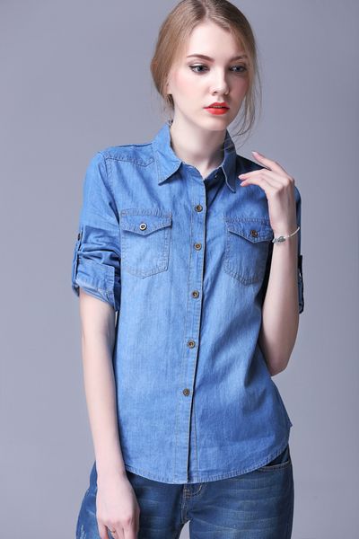 2018autumn новй леди длиннм Ѭђкавом поведневна джинова Ѭђбака блђзка мода же White
2018autumn новй леди длиннм Ѭђкавом поведневна джинова Ѭђбака блђзка мода же White