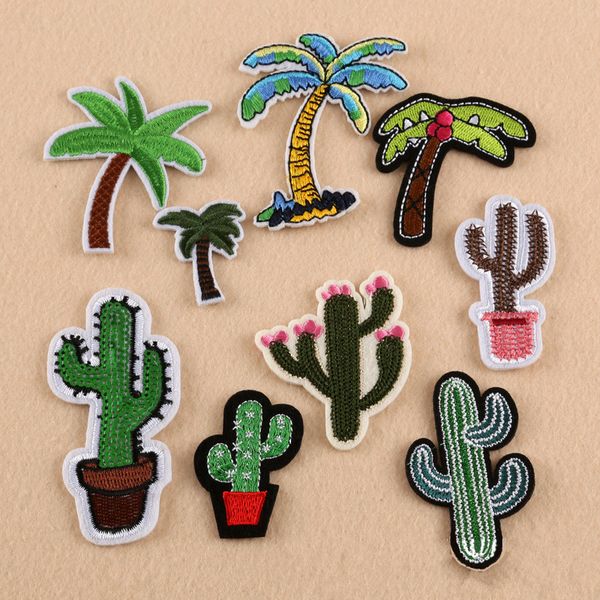 applique patch plant cactus parch embroidered iron on patches for clothing stripes clothes coconut trees stickers custom badges, Black
applique patch plant cactus parch embroidered iron on patches for clothing stripes clothes coconut trees stickers custom badges, Black