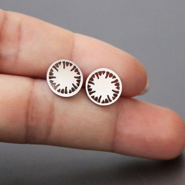 everfast new bugs stainless steel earrings geometric round stud earrings fashion ear jewelry gift for women girls men t1287, Golden;silver
everfast new bugs stainless steel earrings geometric round stud earrings fashion ear jewelry gift for women girls men t1287, Golden;silver