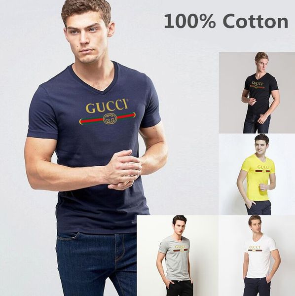 Summer 2018 new Arrive 100% Cotton Brand Men T-shirts Men's v-neck Slim Fit T shirt Solid fashion letter Printshort sleeve t-shirt Clothes
Summer 2018 new Arrive 100% Cotton Brand Men T-shirts Men's v-neck Slim Fit T shirt Solid fashion letter Printshort sleeve t-shirt Clothes