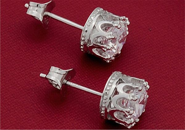 chic new retro classical silver crown crystal ear stud earrings jewelry gift for women er984, Golden;silver
chic new retro classical silver crown crystal ear stud earrings jewelry gift for women er984, Golden;silver