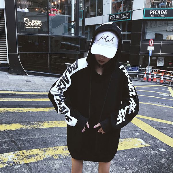 bonjean women sweatshirt 2018 new long sleeve streetwear loose hooded harajuku patchwork letter casual hoodies women pullovers, Black
bonjean women sweatshirt 2018 new long sleeve streetwear loose hooded harajuku patchwork letter casual hoodies women pullovers, Black