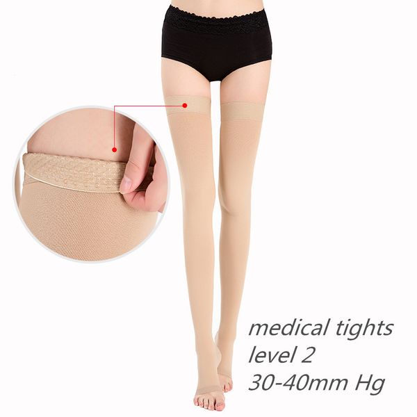 2018 women open toe medical varices compression sox 40mmhg 50 mmhg lady compressure thigh high stocking, Black;white
2018 women open toe medical varices compression sox 40mmhg 50 mmhg lady compressure thigh high stocking, Black;white