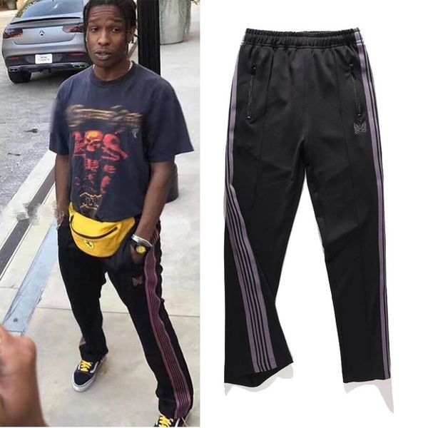 18ss Spring Summer Sweatpants Men Women 1:A1 High Quality Butterfly Embroidery Drawstring Tracksuit Joggers Sweatpants Hiphop
18ss Spring Summer Sweatpants Men Women 1:A1 High Quality Butterfly Embroidery Drawstring Tracksuit Joggers Sweatpants Hiphop