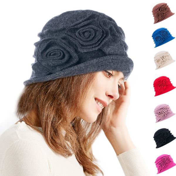 womens floral gatsby 1920s flapper girl style winter wool cap beret beanie cloche bucket hat a287, Blue;gray
womens floral gatsby 1920s flapper girl style winter wool cap beret beanie cloche bucket hat a287, Blue;gray
