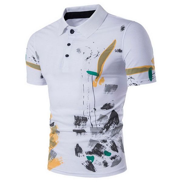 laamei men shirt casual short sleeve male cotton shirt print slim fit camisa shirt new summer male clothes 2018, White;black
laamei men shirt casual short sleeve male cotton shirt print slim fit camisa shirt new summer male clothes 2018, White;black