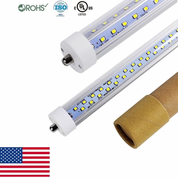 8ft v haped ingle pin fa8 led tube 72w double ide md2835 led light tube 8ft led light tube ac 85 265v ul
8ft v haped ingle pin fa8 led tube 72w double ide md2835 led light tube 8ft led light tube ac 85 265v ul