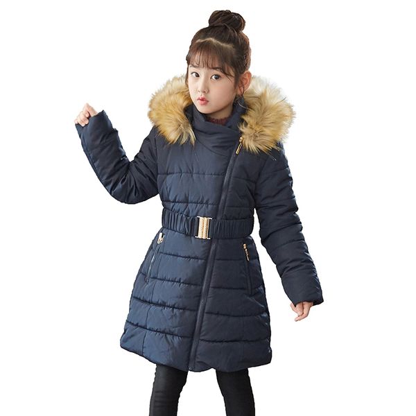 girls winter coat children thick parka coat hooded fur collar warm clothes kids cotton padded jackets for girls 6-14 years, Blue;gray
girls winter coat children thick parka coat hooded fur collar warm clothes kids cotton padded jackets for girls 6-14 years, Blue;gray