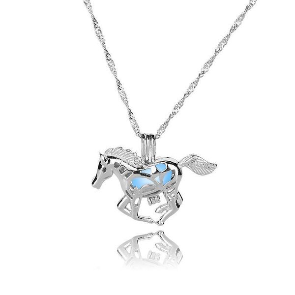horse pearl cage pendant necklaces glow in the dark open hollow luminous animal charm locket necklace for women kka1710, Silver
horse pearl cage pendant necklaces glow in the dark open hollow luminous animal charm locket necklace for women kka1710, Silver