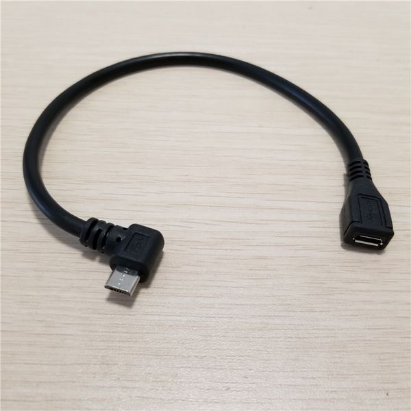 10pcs/lot 90 degree left angle micro usb 5pin male to micro usb 5pin female extension data charge power cable 25cm
10pcs/lot 90 degree left angle micro usb 5pin male to micro usb 5pin female extension data charge power cable 25cm