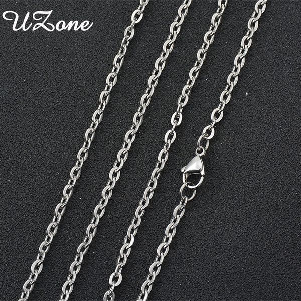 uzone stainless steel tone rolo link chains necklaces promotion 10pcs/lot 2mm width cuban necklaces classic rolo chains, Silver
uzone stainless steel tone rolo link chains necklaces promotion 10pcs/lot 2mm width cuban necklaces classic rolo chains, Silver