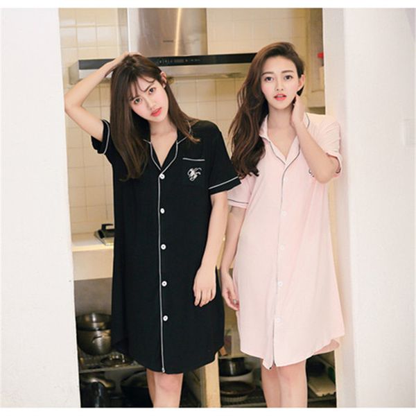 cotton sleep shirt summer loose nightdress women nightgown mini sleepwear short sleeve nightwear casual home dress -xxl, Black;red
cotton sleep shirt summer loose nightdress women nightgown mini sleepwear short sleeve nightwear casual home dress -xxl, Black;red