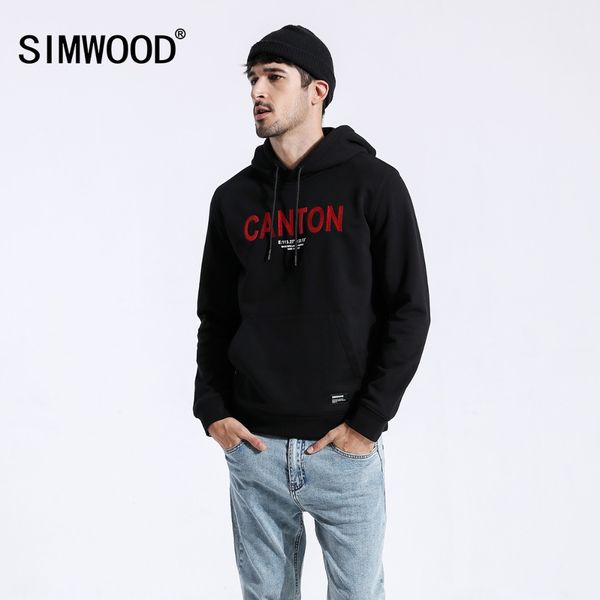 simwood 2018 autumn winter hoodie men new canton embroidery front pocket warm plus size hip hop sweatshirts 180434, Black
simwood 2018 autumn winter hoodie men new canton embroidery front pocket warm plus size hip hop sweatshirts 180434, Black