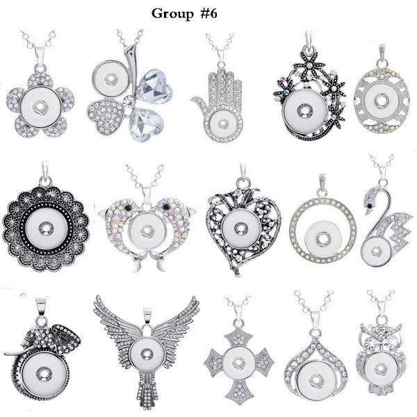 12 group assorted ginger 18mm snap buttons chunk charms crystal heart round animal multi pendant necklaces snap jewelry, Silver
12 group assorted ginger 18mm snap buttons chunk charms crystal heart round animal multi pendant necklaces snap jewelry, Silver