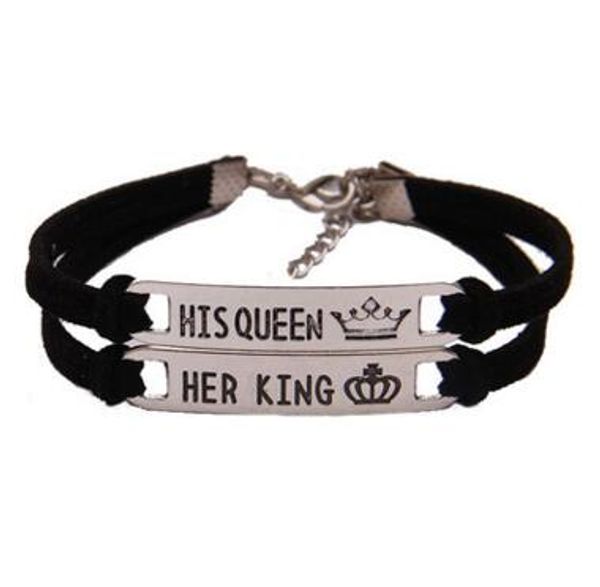 fashion her king his queen bracelet bangle cuffs metal engraved letter crown tag charm jewelry for women men lovers bracelets, Golden;silver
fashion her king his queen bracelet bangle cuffs metal engraved letter crown tag charm jewelry for women men lovers bracelets, Golden;silver