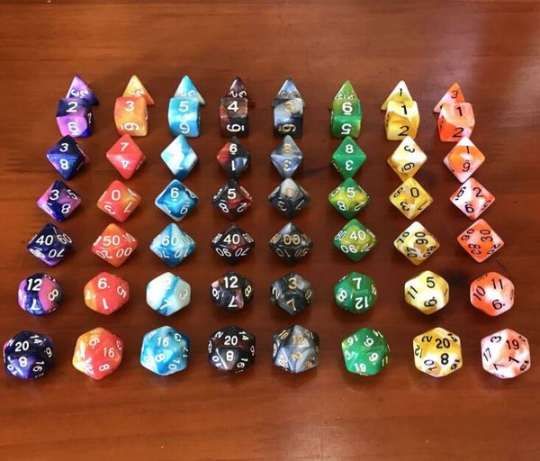 7pcs/set dice set multi-sided dice with marble effect dungeon and dragons rpg dice games
7pcs/set dice set multi-sided dice with marble effect dungeon and dragons rpg dice games