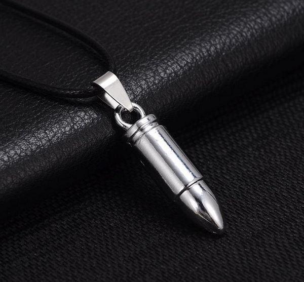 jewelry women titanium leather necklace bullet steel men chain necklaces shipping pendant ielma
jewelry women titanium leather necklace bullet steel men chain necklaces shipping pendant ielma