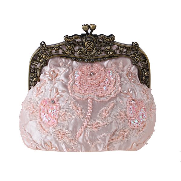 cross-border vintage women's purse rose dinner bag enbroidery with beading clutch
cross-border vintage women's purse rose dinner bag enbroidery with beading clutch