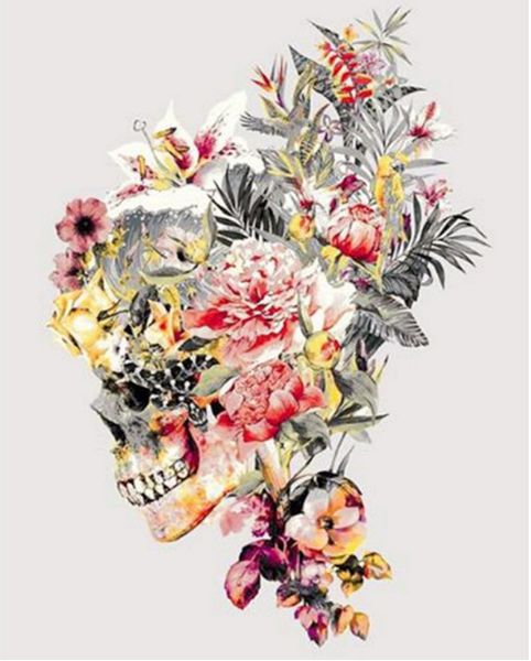 full square/round drill 5d diy diamond painting "skull and flower" embroidery cross stitch mosaic home decor art experience toys g
full square/round drill 5d diy diamond painting "skull and flower" embroidery cross stitch mosaic home decor art experience toys g