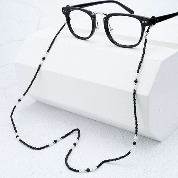 black acrylic pearl beaded chain eyeglasses cord sports reading glasses sunglasses strap holder neck headband accessories
black acrylic pearl beaded chain eyeglasses cord sports reading glasses sunglasses strap holder neck headband accessories