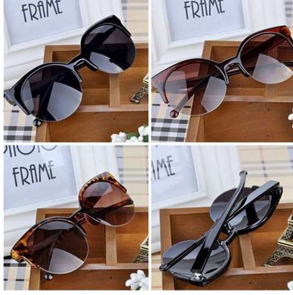 brand cat eye sunglasses women 2018 new fashion classic half frame eyewear black lens sun glasses uv400, White;black
brand cat eye sunglasses women 2018 new fashion classic half frame eyewear black lens sun glasses uv400, White;black