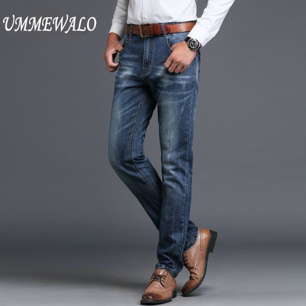 brand men designer stretch casual straight leg denim jeans male regular fit cotton business trousers pants vaqueros hombre sale, Blue
brand men designer stretch casual straight leg denim jeans male regular fit cotton business trousers pants vaqueros hombre sale, Blue