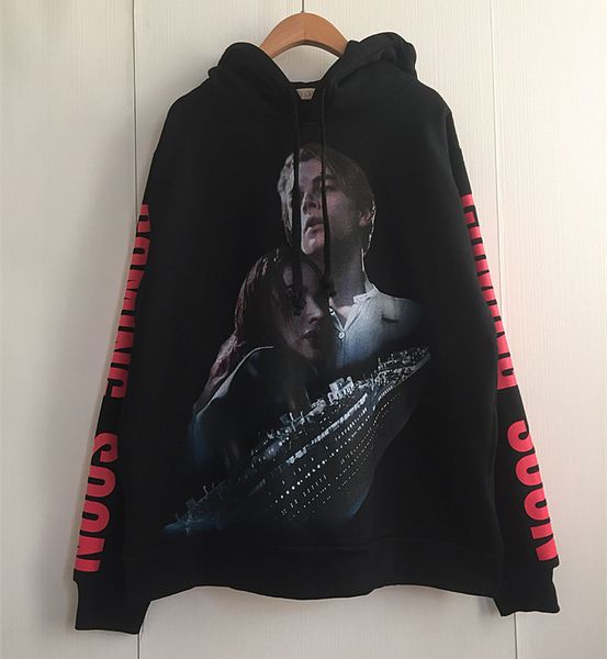 Mens Brand Designer Hoodies Titanic Coming Soon Printed Oversize Sweatshirt Male Female Hip Hop High Street Pullover
Mens Brand Designer Hoodies Titanic Coming Soon Printed Oversize Sweatshirt Male Female Hip Hop High Street Pullover