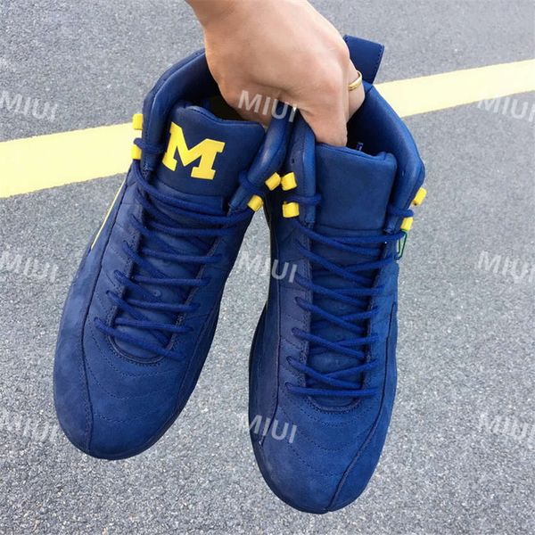 2018 новый jumpman xii 12 мичиган синий желтый баскетбол обувь 12s спортивная обувь мужская легкая атлетика высокое качество женские кроссов
2018 новый jumpman xii 12 мичиган синий желтый баскетбол обувь 12s спортивная обувь мужская легкая атлетика высокое качество женские кроссов