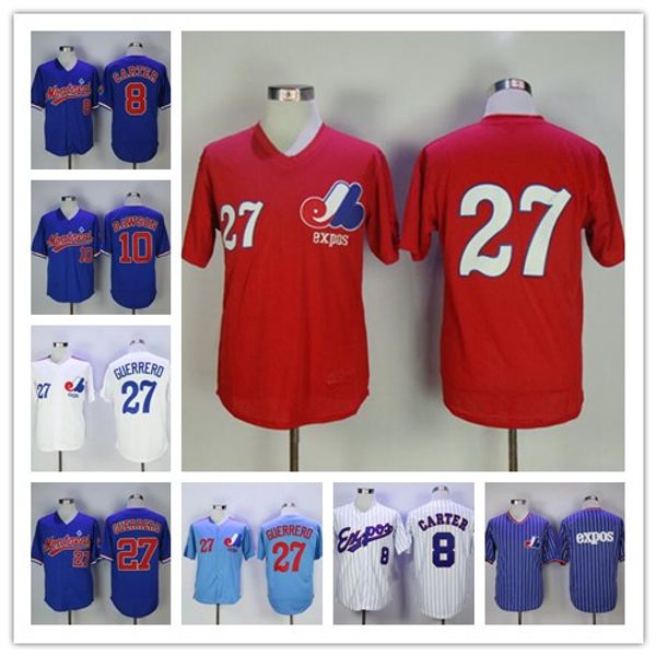 Montreal Expos #27 Vladimir Guerrero 8 Gary Carter 10 Andre Dawson Jersey 1982 Vintage Blue Navy Mesh BP 2000 2004 Retro California
Montreal Expos #27 Vladimir Guerrero 8 Gary Carter 10 Andre Dawson Jersey 1982 Vintage Blue Navy Mesh BP 2000 2004 Retro California