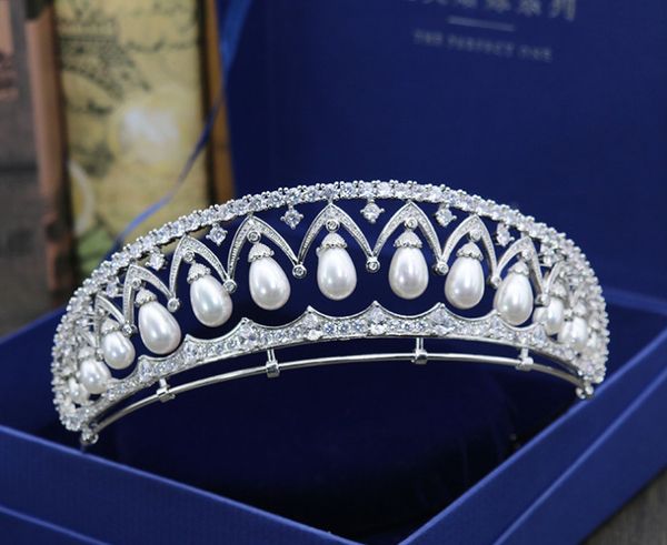 british royal pearl tiara wedding bridal tiara wedding accessories accessories, Silver
british royal pearl tiara wedding bridal tiara wedding accessories accessories, Silver