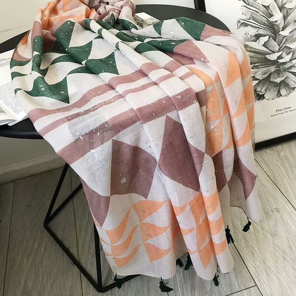 good quality geometric print viscose tassels women fashion shawls muslim hijab 2018 new arrival, Blue;gray
good quality geometric print viscose tassels women fashion shawls muslim hijab 2018 new arrival, Blue;gray