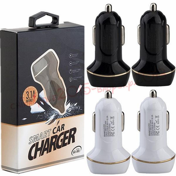 5v 3.1a dual usb ports car charger for samsung galaxy s7 s8 note 8 android phone with retail
5v 3.1a dual usb ports car charger for samsung galaxy s7 s8 note 8 android phone with retail