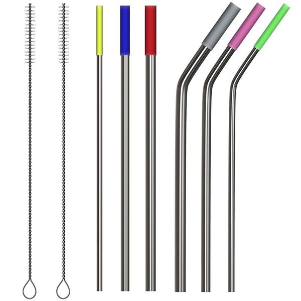 304 stainless steel straws 8.5" 9.5" 10.5" straight and bent reusable drinking straws for 30oz20oz cups 100pcs
304 stainless steel straws 8.5" 9.5" 10.5" straight and bent reusable drinking straws for 30oz20oz cups 100pcs