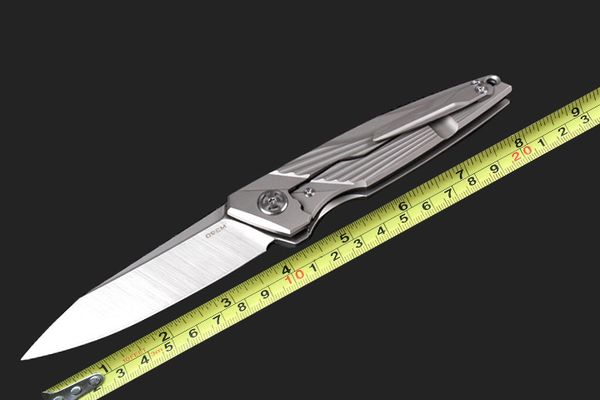 High End Ultimate Bird 3.74" Flipper Folding Knife Pocket EDC Tools Steel Titanium Handle Tactical Bearing Keychain Xmas Gift Knives P358R
High End Ultimate Bird 3.74" Flipper Folding Knife Pocket EDC Tools Steel Titanium Handle Tactical Bearing Keychain Xmas Gift Knives P358R