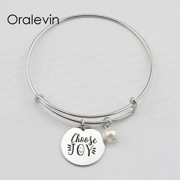 choose joy inspirational hand stamped engraved charm pendant expandable bracelet bangle gift fashion jewelry,10pcs/lot, #ln1868b, Black
choose joy inspirational hand stamped engraved charm pendant expandable bracelet bangle gift fashion jewelry,10pcs/lot, #ln1868b, Black
