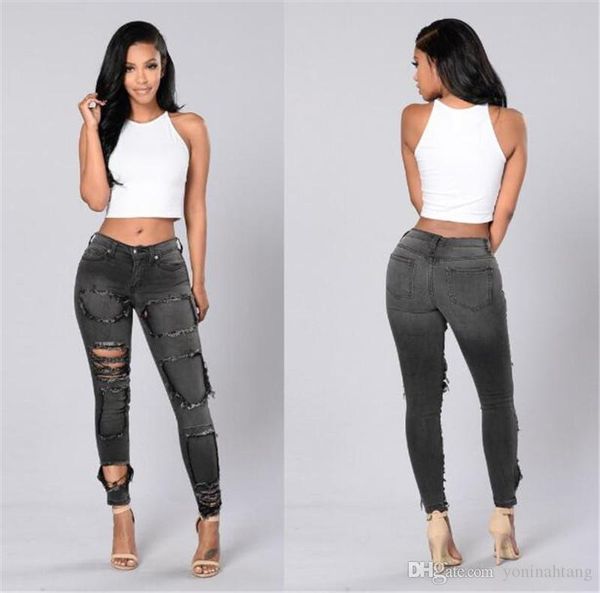 wholesale women hole ripped pants cool denim vintage pencil jeans for girl mid waist casual pants female, Blue
wholesale women hole ripped pants cool denim vintage pencil jeans for girl mid waist casual pants female, Blue