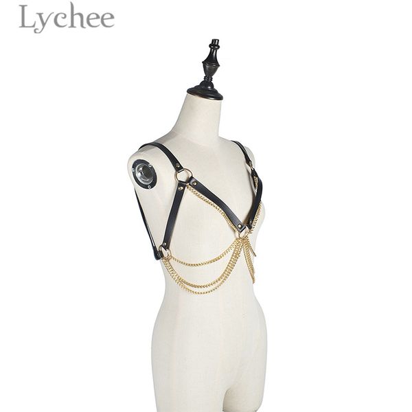 lychee trendy pu leather rivet female body chain link chain silver color gold color women body jewelry accessories, Slivery;golden
lychee trendy pu leather rivet female body chain link chain silver color gold color women body jewelry accessories, Slivery;golden