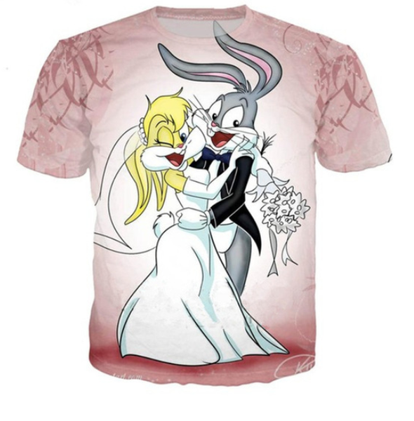 wholesale-fashion mens/womens summer style bugs bunny lola bunny jersey spanking funny 3d print casual t-shirt dxr00162, White;black
wholesale-fashion mens/womens summer style bugs bunny lola bunny jersey spanking funny 3d print casual t-shirt dxr00162, White;black