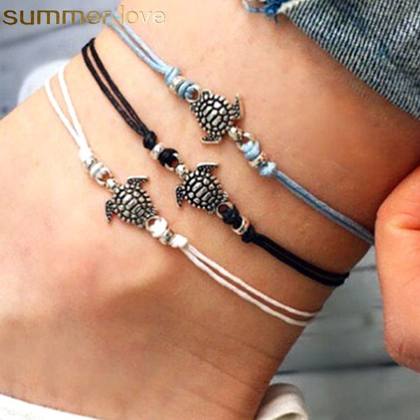 new vintage sea turtle bracelet anklet white black blue 3 colors wax rope beach anklets for women bohemian jewelry wholesale, Golden;silver
new vintage sea turtle bracelet anklet white black blue 3 colors wax rope beach anklets for women bohemian jewelry wholesale, Golden;silver