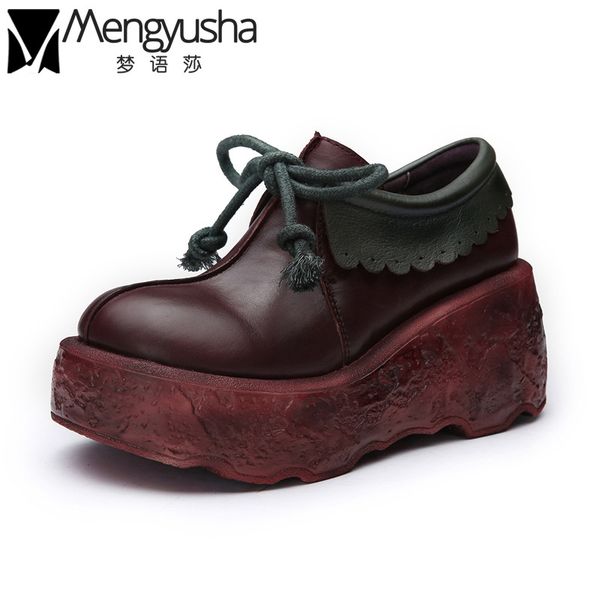 women genuine leather shoes lady elegent autumn wedage oxfords width platform shoes soft bottom comfortable, Black
women genuine leather shoes lady elegent autumn wedage oxfords width platform shoes soft bottom comfortable, Black