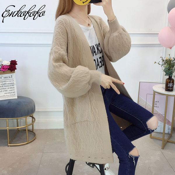 cashmere sweater women 2018 autumn winter fashion soft lantern sleeve loose knit sweaters female long cardigan mujer pull femme, White;black
cashmere sweater women 2018 autumn winter fashion soft lantern sleeve loose knit sweaters female long cardigan mujer pull femme, White;black