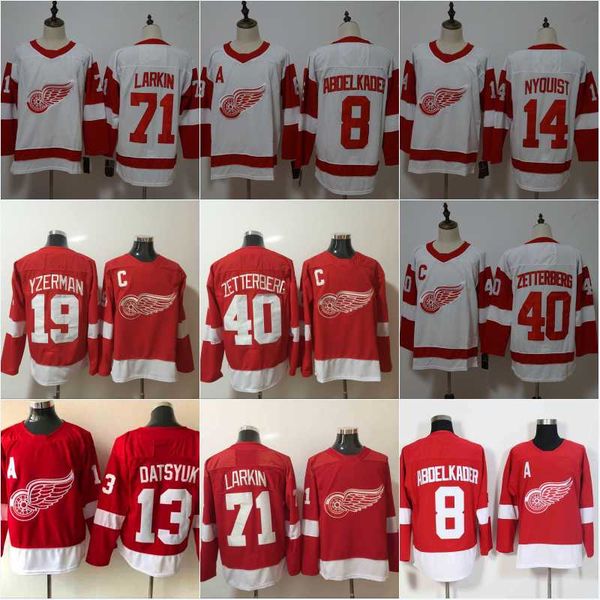 Men Detroit Red Wings Jersey 8 Justin Abdelkader 14 Gustav Nyquist 40 Henrik Zetterberg 71 Dylan Larkin 2018 New Season Hockey Jerseys
Men Detroit Red Wings Jersey 8 Justin Abdelkader 14 Gustav Nyquist 40 Henrik Zetterberg 71 Dylan Larkin 2018 New Season Hockey Jerseys
