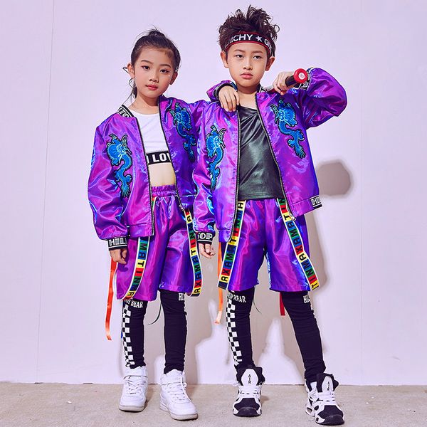 2018 hip hop dance costume kids boys jazz costumes girls street dance clothing children's day performance wear stage suit dn1793, Black;white
2018 hip hop dance costume kids boys jazz costumes girls street dance clothing children's day performance wear stage suit dn1793, Black;white