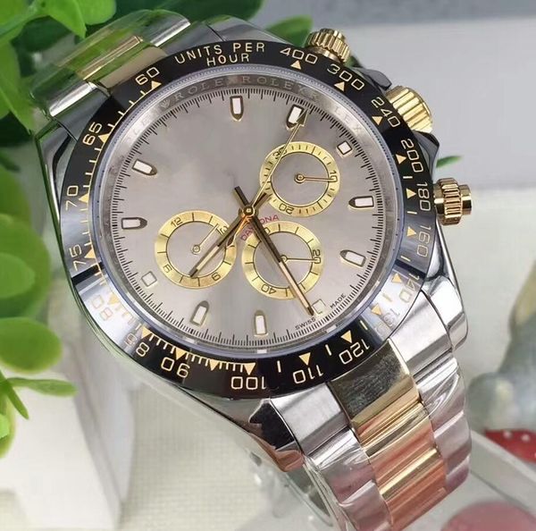 factory seller luxury 4 color mens wristwatches steel & 18k gold 116503 ceramic bezel 40mm automatic mens watch, Slivery;brown
factory seller luxury 4 color mens wristwatches steel & 18k gold 116503 ceramic bezel 40mm automatic mens watch, Slivery;brown