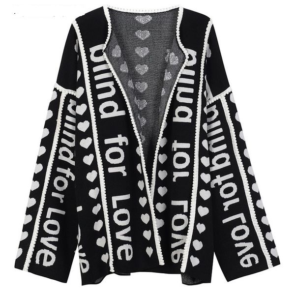 brand designer women wool cardigan sweater 2017 autumn winter fashion style open stitch letter jacquard oversize overcoat casual loose, White;black
brand designer women wool cardigan sweater 2017 autumn winter fashion style open stitch letter jacquard oversize overcoat casual loose, White;black