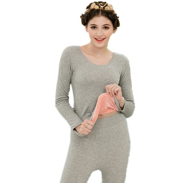 brief solid o-neck women's thermal underwear bodycon slim seamless long johns warm suit velvet thick winter female second skin, Black;pink
brief solid o-neck women's thermal underwear bodycon slim seamless long johns warm suit velvet thick winter female second skin, Black;pink