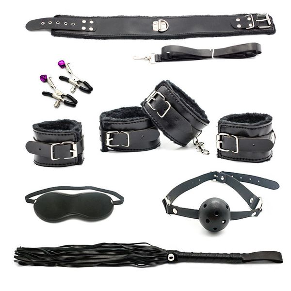 khale7 pcs/set bondage y18102405 toys for couples slave restraint woman hands nipple clamps whip eye mask fetish splij
khale7 pcs/set bondage y18102405 toys for couples slave restraint woman hands nipple clamps whip eye mask fetish splij